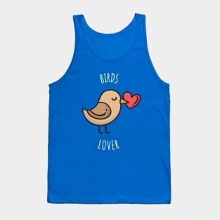 Birds Lover Cute Tank Top